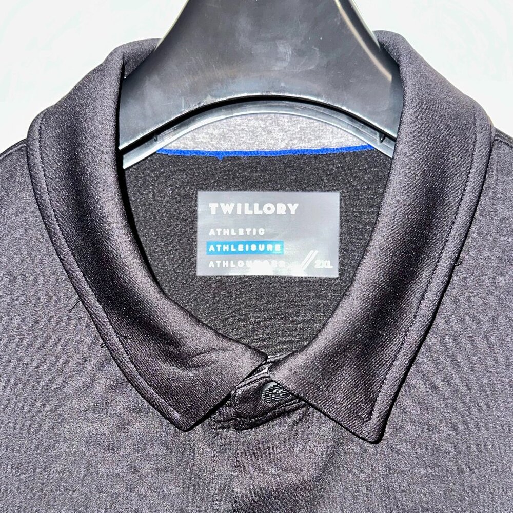 Twillory Performance Long Sleeve Polo – Men’s XXL – Black